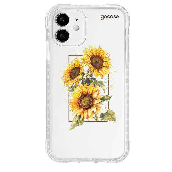 Capinha para celular Capinha Para Celular -  Retrato - Girassóis