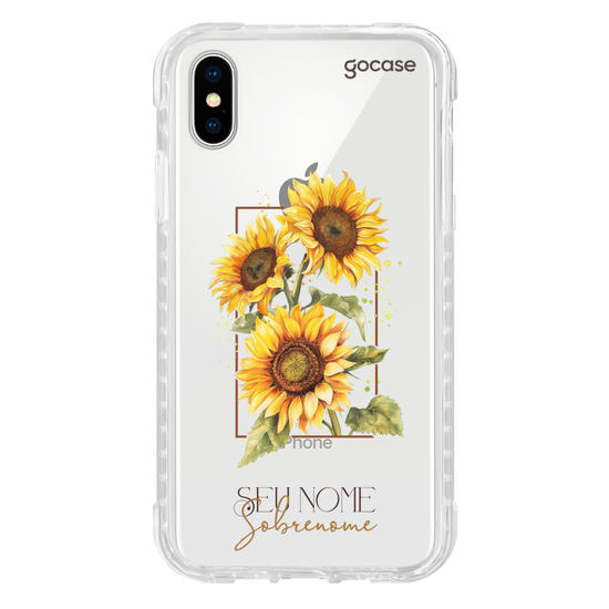Capinha para celular Capinha Para Celular -  Retrato - Girassóis
