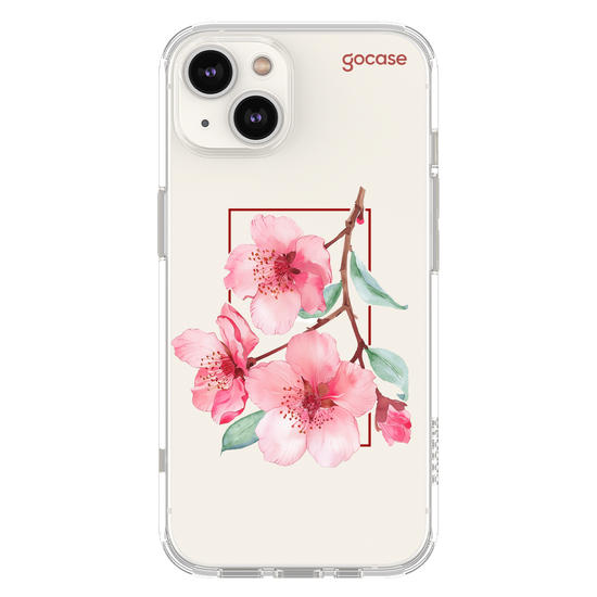 Capinha Para Celular -  Retrato - Flores de Sakura