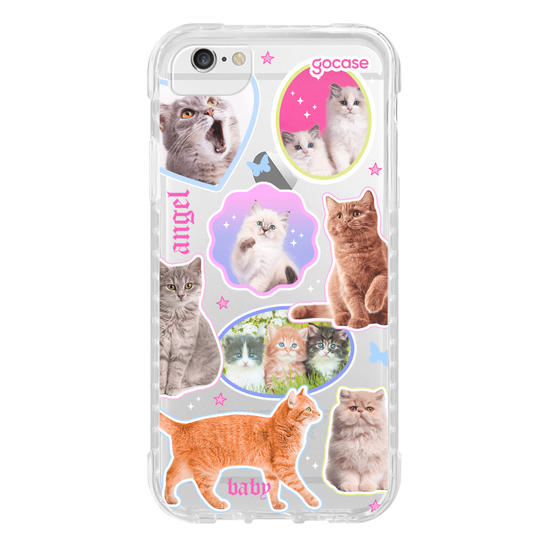 Capinha para celular  Retratos Gatos Fofo