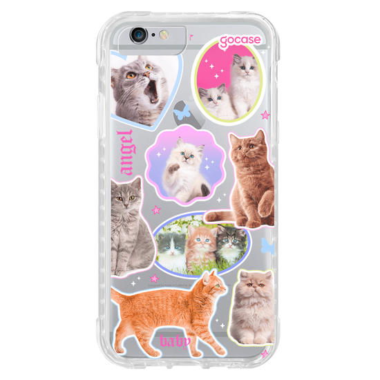 Capinha para celular  Retratos Gatos Fofo