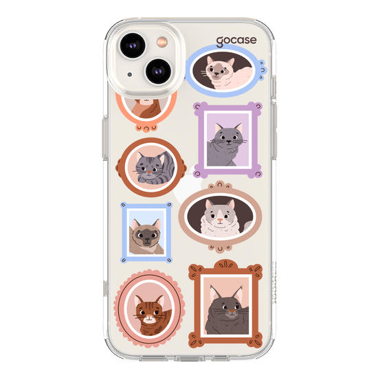 Capinha para celular  Retratos Gatos