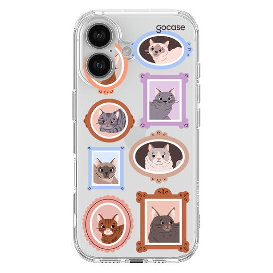 Capinha para celular  Retratos Gatos