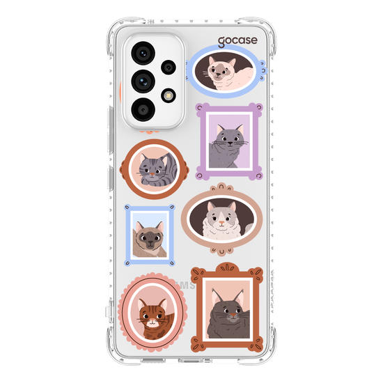 Capinha para celular  Retratos Gatos