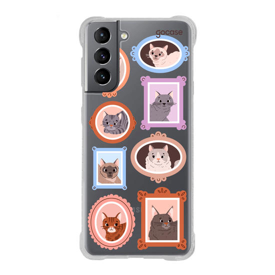 Capinha para celular  Retratos Gatos