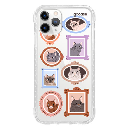 Capinha para celular  Retratos Gatos