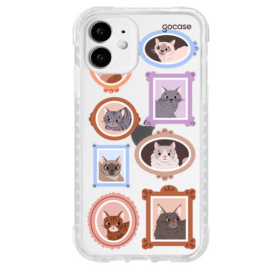 Capinha para celular  Retratos Gatos