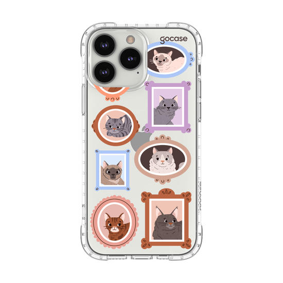 Capinha para celular  Retratos Gatos