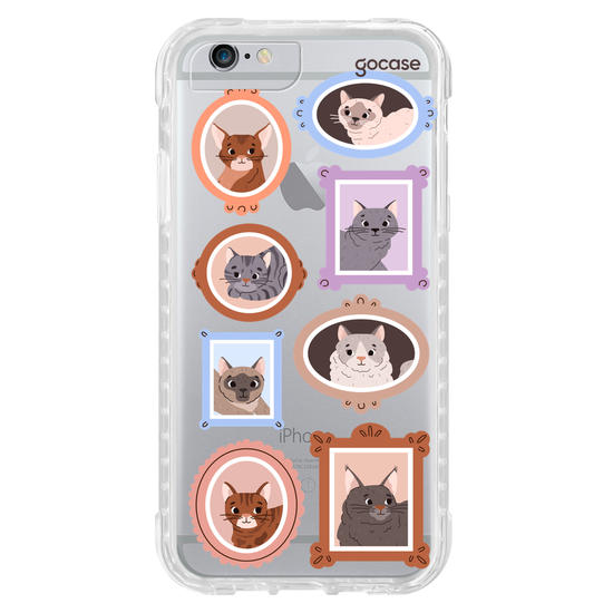 Capinha para celular  Retratos Gatos