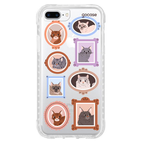 Capinha para celular  Retratos Gatos