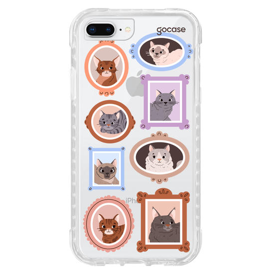 Capinha para celular  Retratos Gatos