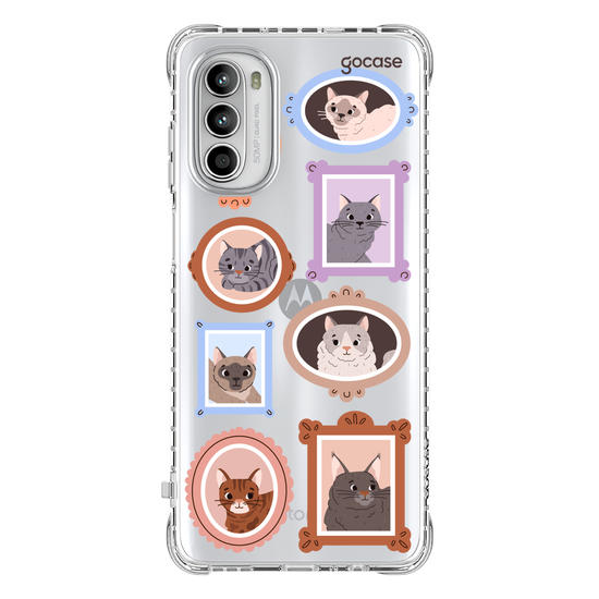 Capinha para celular  Retratos Gatos