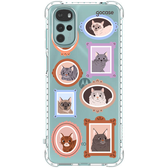 Capinha para celular  Retratos Gatos