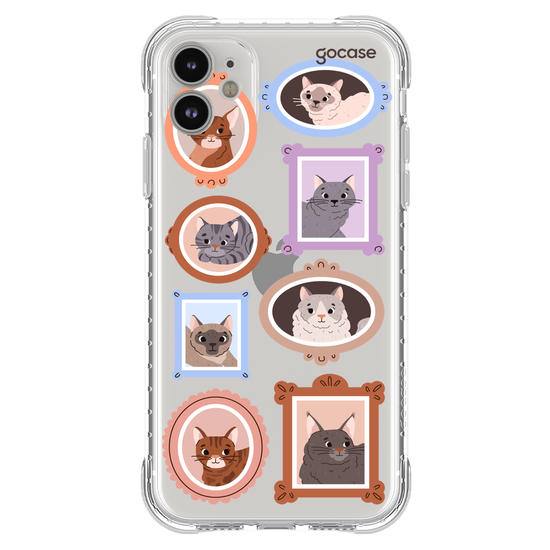 Capinha para celular  Retratos Gatos