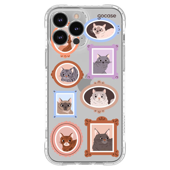 Capinha para celular  Retratos Gatos