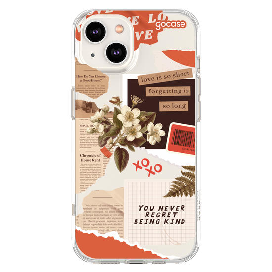 Capinha para celular Colagem Vintage Red