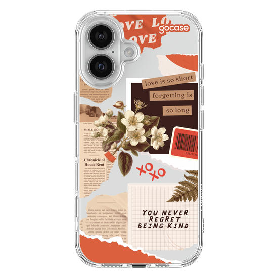 Capinha para celular Colagem Vintage Red
