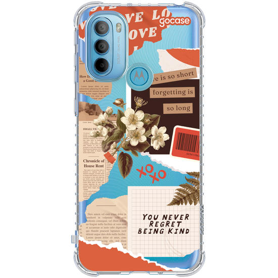 Capinha para celular Colagem Vintage Red