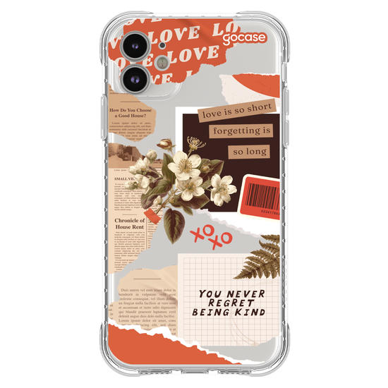 Capinha para celular Colagem Vintage Red