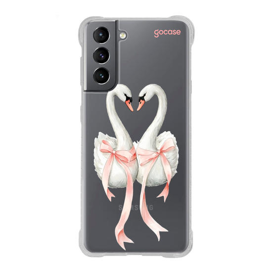Capinha para celular  Ribbon Swan