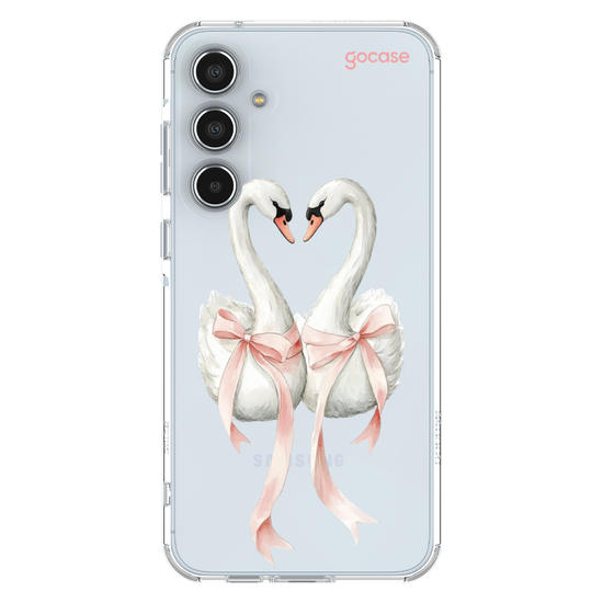 Capinha para celular  Ribbon Swan