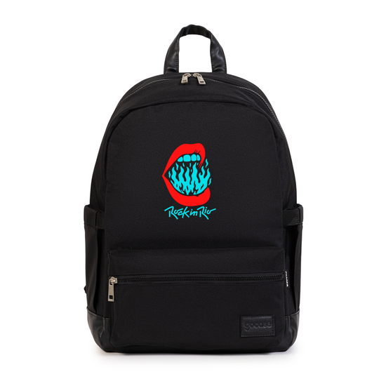 Mochila Notebook Casual Pro -  Rock in Rio - Vocal em Chamas