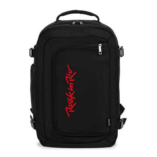 Mochila Voyage - Rock in Rio - Lettering