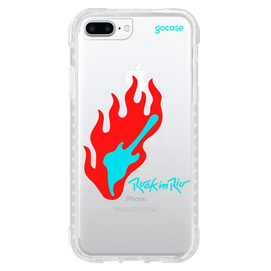 Capinha para celular  Rock in Rio - Guitar Fire