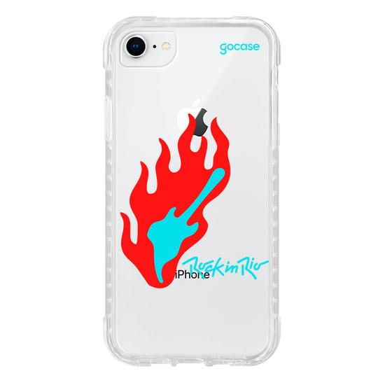 Capinha para celular  Rock in Rio - Guitar Fire