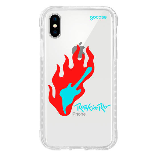 Capinha para celular  Rock in Rio - Guitar Fire