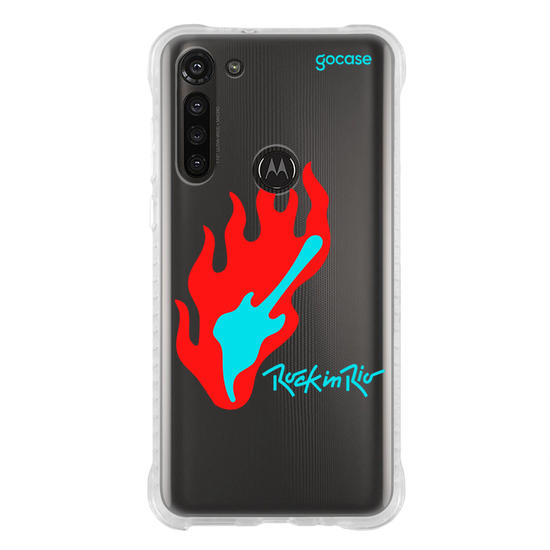 Capinha para celular  Rock in Rio - Guitar Fire