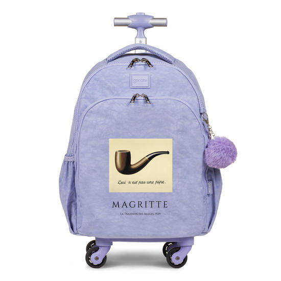 Mochila de Carrinho 4 Rodas Fun - Magritte - A Traição das Imagens