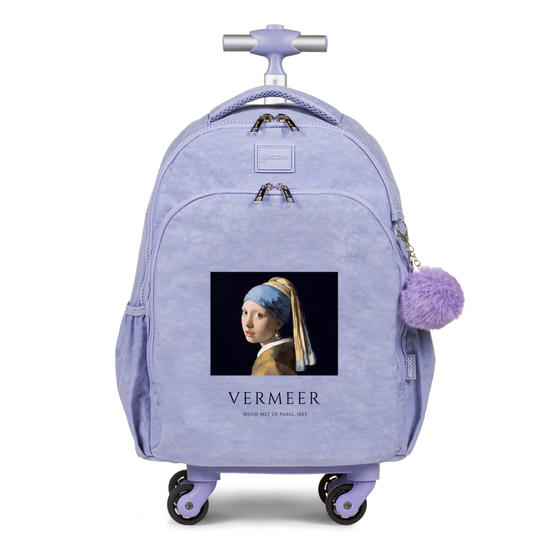Mochila de Carrinho 4 Rodas Fun - Vermeer - Moça com o Brinco de Pérola