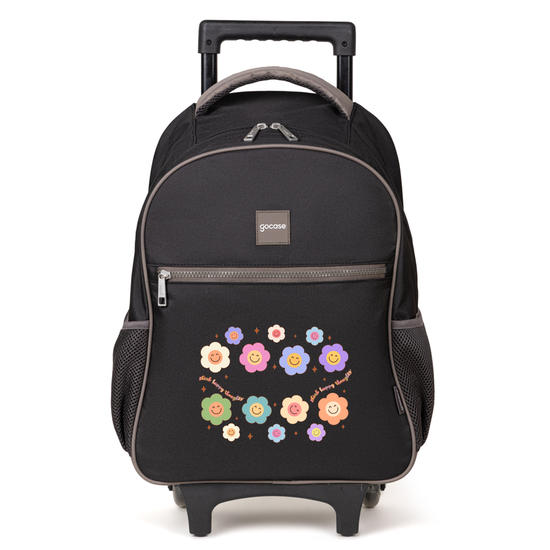 Mochila de Carrinho 2 Rodas Play - Smile Flowers