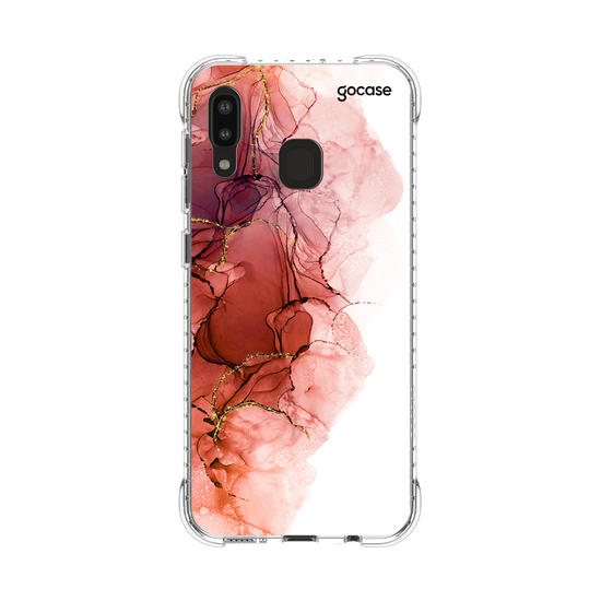 Capinha para celular Rosa em Aquarela