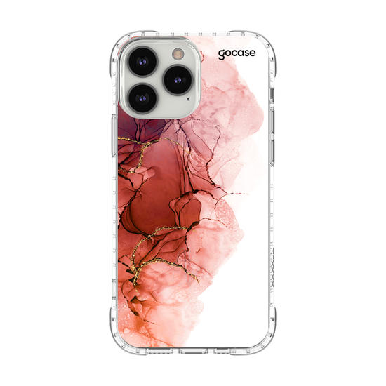 Capinha para celular Rosa em Aquarela