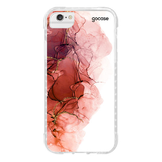 Capinha para celular Rosa em Aquarela