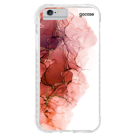Capinha para celular Rosa em Aquarela