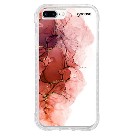 Capinha para celular Rosa em Aquarela