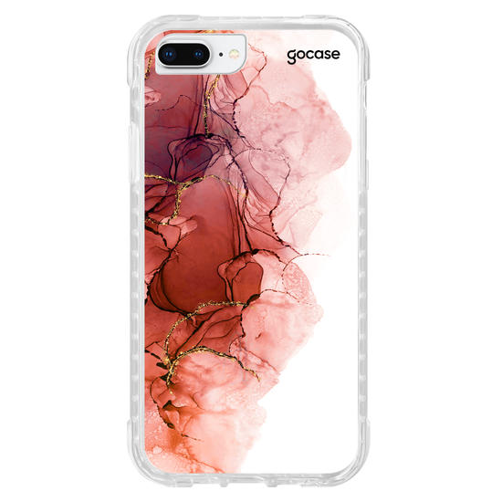 Capinha para celular Rosa em Aquarela