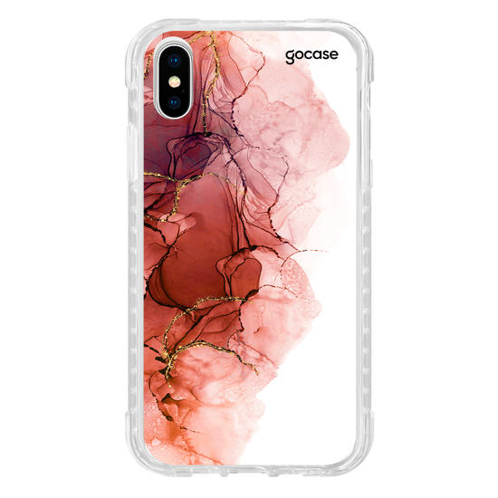 Capinha para celular Rosa em Aquarela