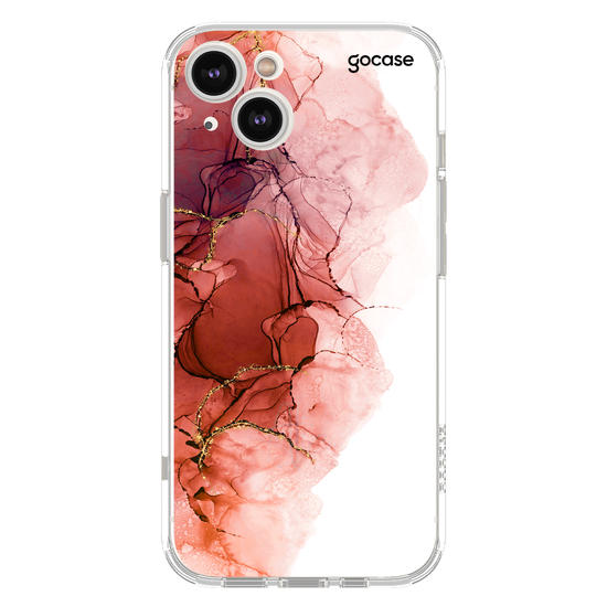 Capinha para celular Rosa em Aquarela