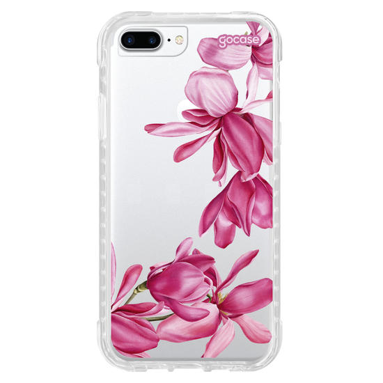Capinha para celular  Rosa Magnólia