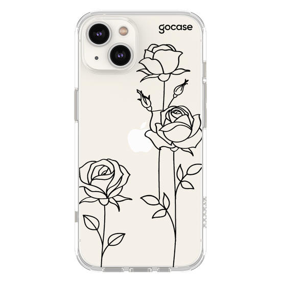 Rosas Linhas Delicadas