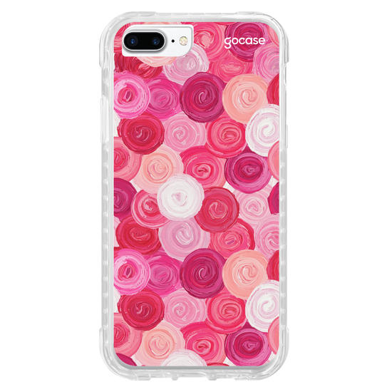 Capinha para celular  Rosas Pintadas
