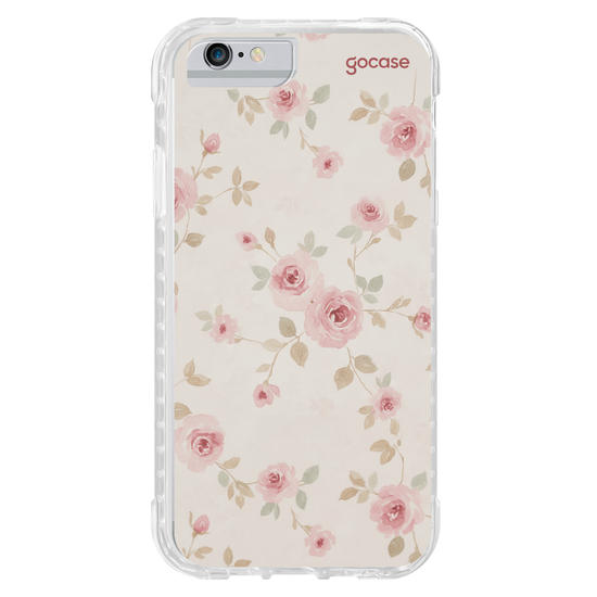 Capinha para celular  Rosas Românticas Aquareladas