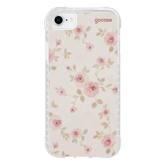 Capinha para celular  Rosas Românticas Aquareladas