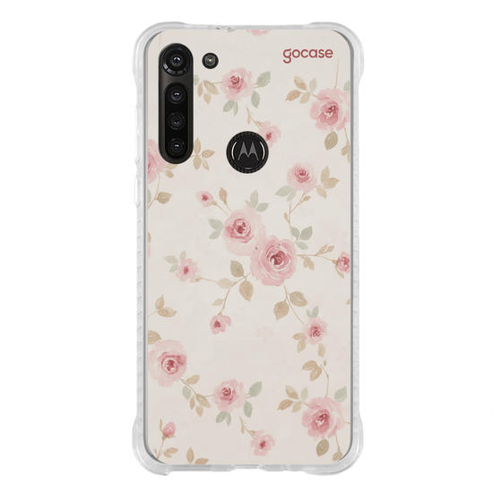Capinha para celular  Rosas Românticas Aquareladas