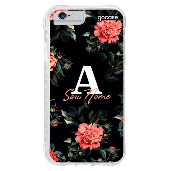 Capinha para celular Rosas Vermelhas Inicial Fancy