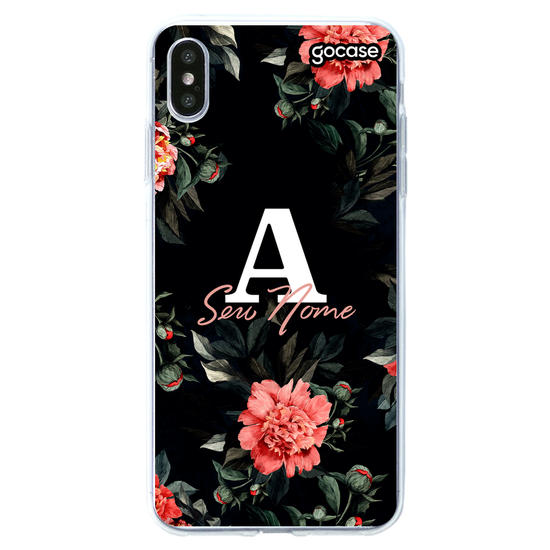 Capinha para celular Rosas Vermelhas Inicial Fancy